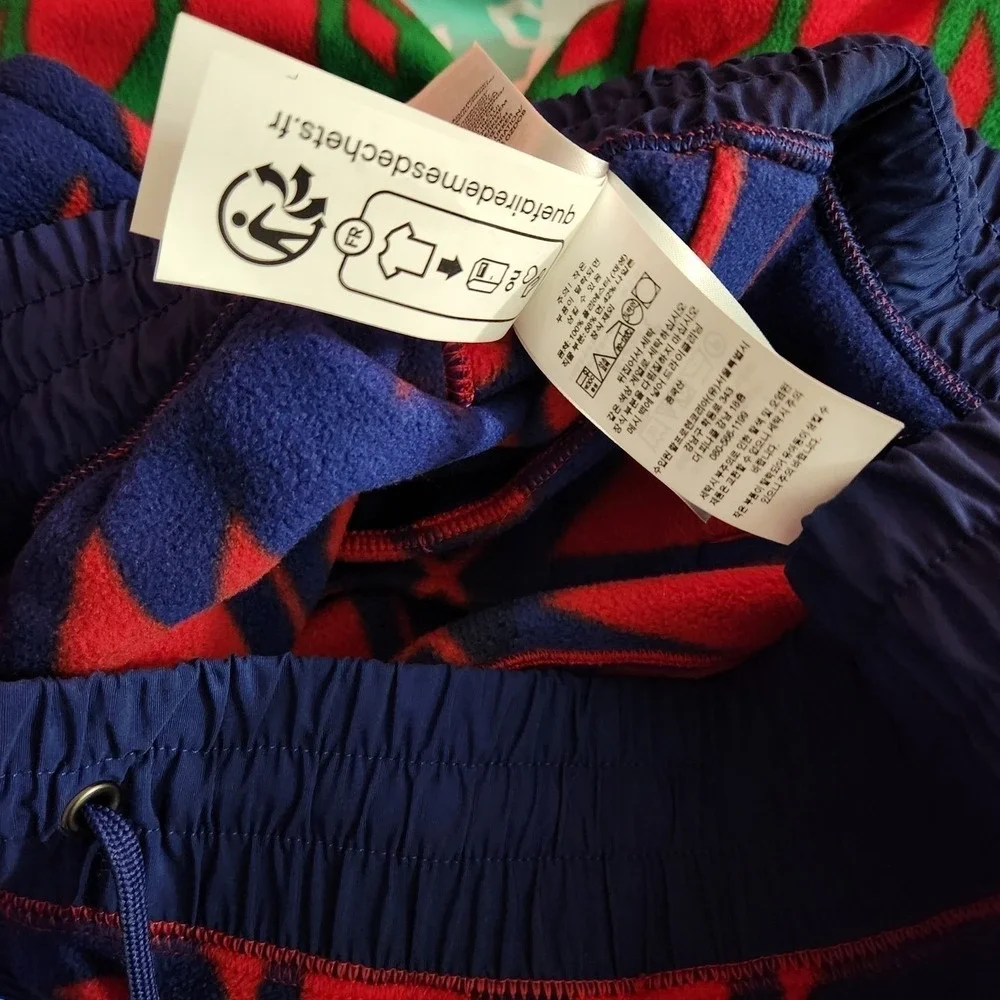 Polo Ralph Lauren Fleece Lounge Pant Festive Holiday Red Green Blue L Nwot  $248